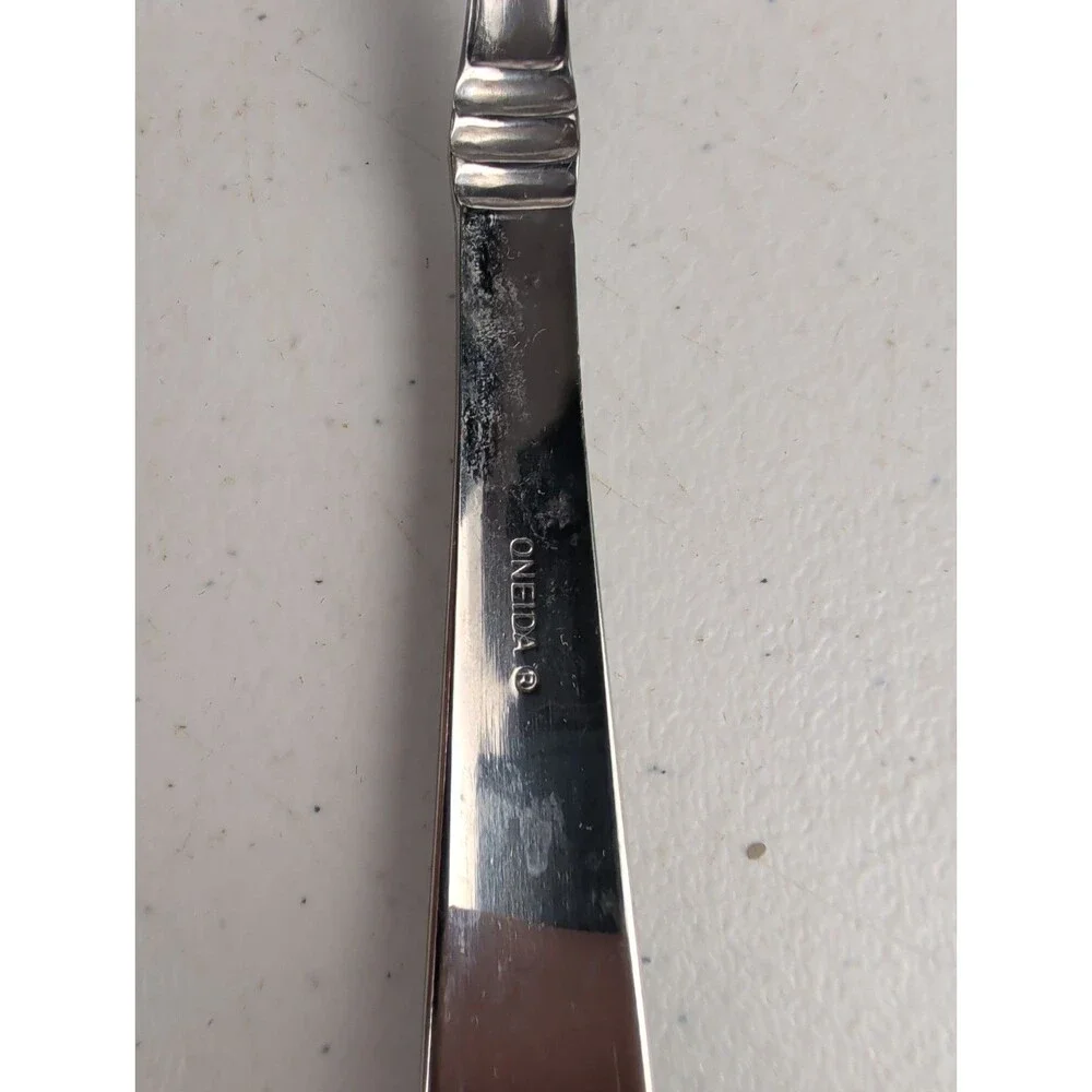 Oneida Banbury Stainless Flatware Lot Of 4  Teaspoons 6-3/8